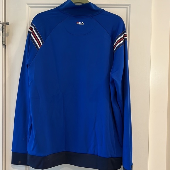 Old school style Fila  track jacket size L - Picture 2 of 8
